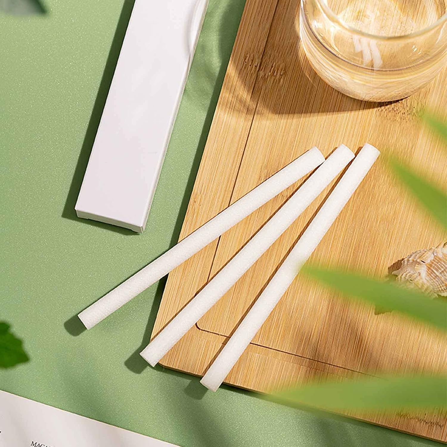 50PCS Humidifier Sticks Cotton Filter Refill Sticks Humidifier Replacement Filter Cotton Sticks Humidifier Filter Stick Car Diffuser Sponge Refill Sticks Wick for USB Radiator Mini Humidifiers Bedroom-4