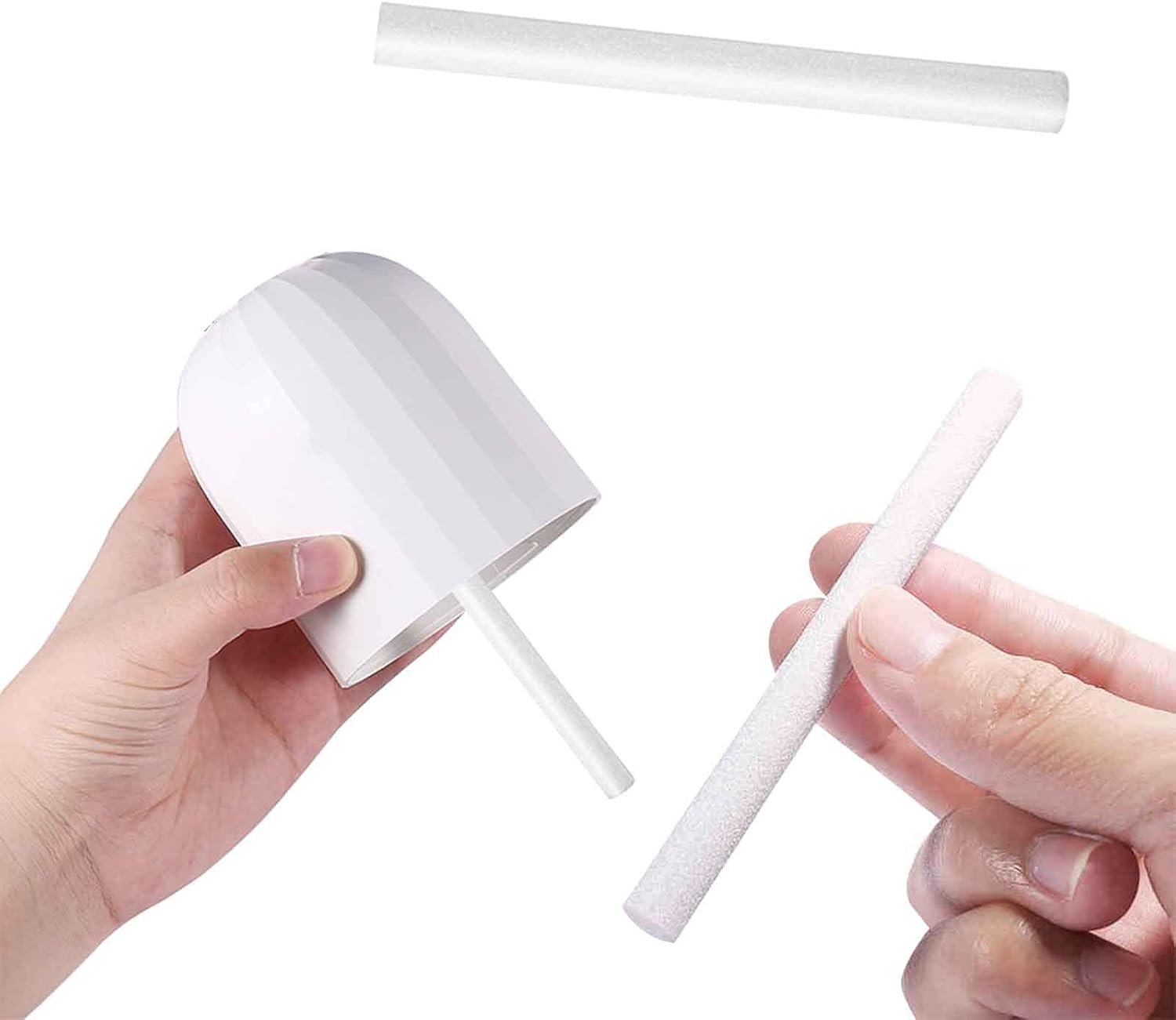 50PCS Humidifier Sticks Cotton Filter Refill Sticks Humidifier Replacement Filter Cotton Sticks Humidifier Filter Stick Car Diffuser Sponge Refill Sticks Wick for USB Radiator Mini Humidifiers Bedroom-6