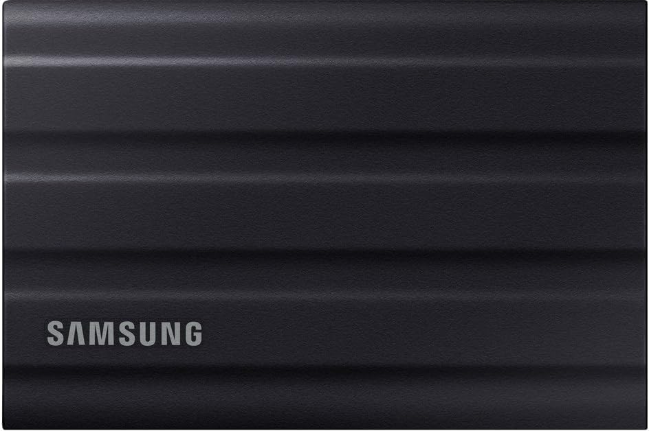 SAMSUNG T7 Shield Portable Solid State Drive USB 3.2 1TB, IP65 Water Resistant, External SSD Compatible with PC/Mac/Android/Gaming Consoles, MU-PE1T0S/WW, 2023, Black-1