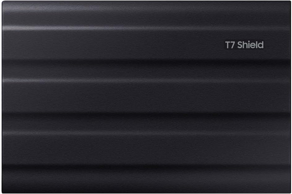 SAMSUNG T7 Shield Portable Solid State Drive USB 3.2 1TB, IP65 Water Resistant, External SSD Compatible with PC/Mac/Android/Gaming Consoles, MU-PE1T0S/WW, 2023, Black-2