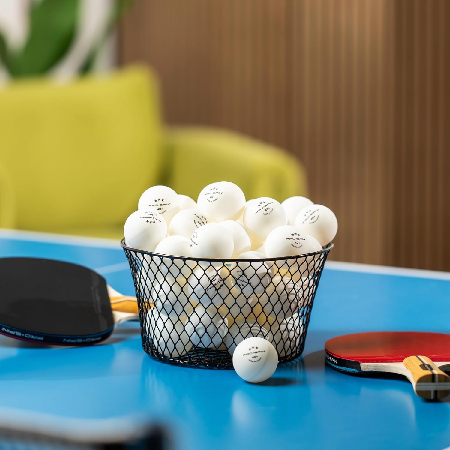 PRO SPIN Ping Pong Balls - White 3-Star 40+ Table Tennis Balls | High-Performance ABS Training Balls | Ultimate Durability for Indoor & Outdoor Table Tennis-6