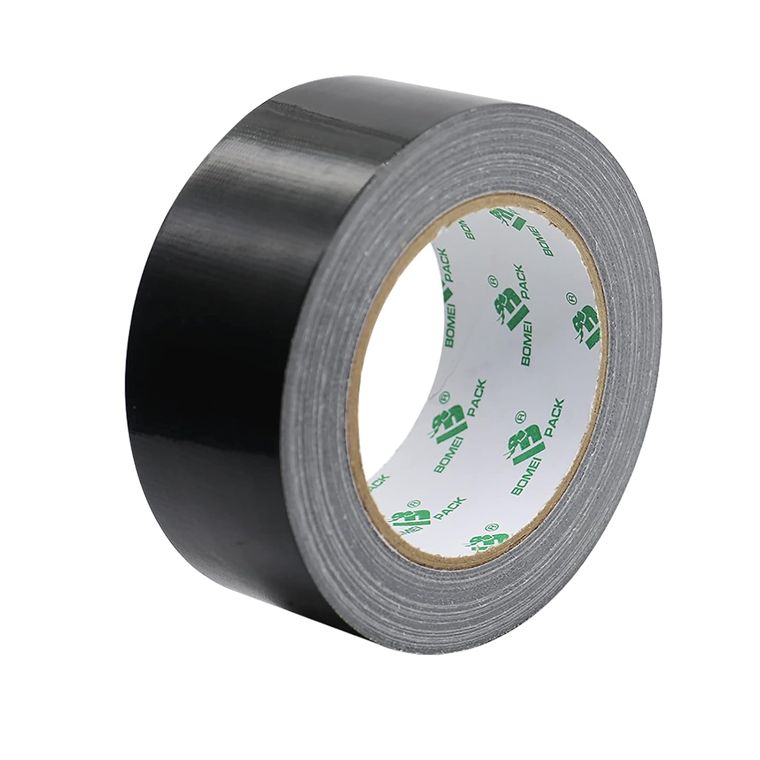 BOMEI PACK 3 Rolls Reinforced Duct Tape Black 48mm x 32m Waterproofs Sticky Binding Gaffer Tape for Ducts Fixing Repairing,Heavy Duty Moving Boxes Sealing Bundling Strapping for Home Jobs-1