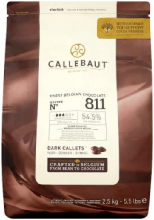 Callebaut Finest Belgian Chocolate Dark Callets 2.5kg-0