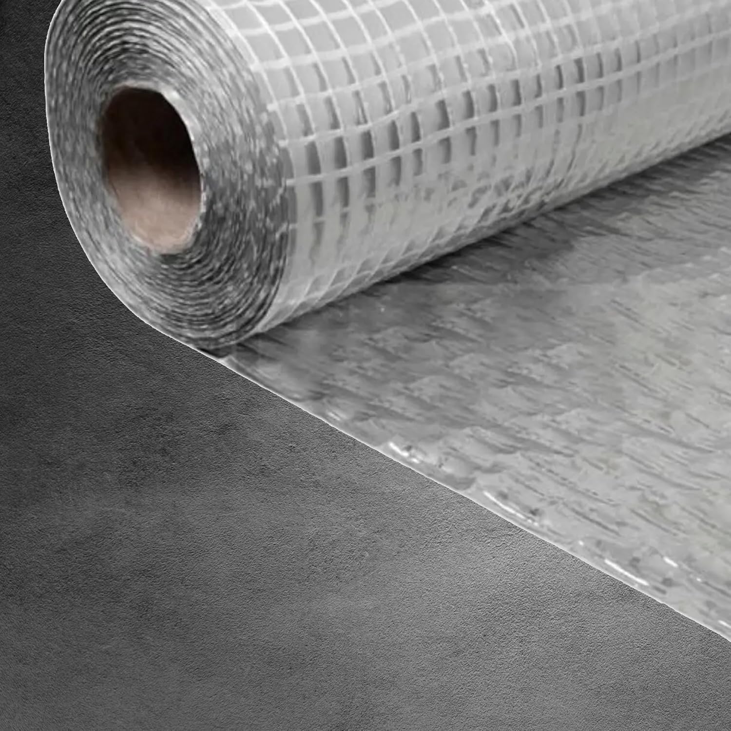 Trade Store Vapour Barrier Membrane - Insulating Aluminium Foil Barrier - Use for Flooring Insulation - Roof Insulation - Insulation for Walls - CE Approved (1m x 50m (50 sq/m))-1