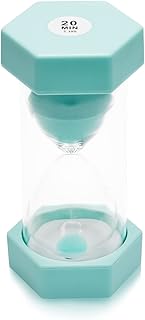 Hourglass Sand Timer, Sand Timer, Hourglass Kids Hourglass Timer Hourglass Set Colorful Sand Clock Kitchen Timer, 20 Minutes…