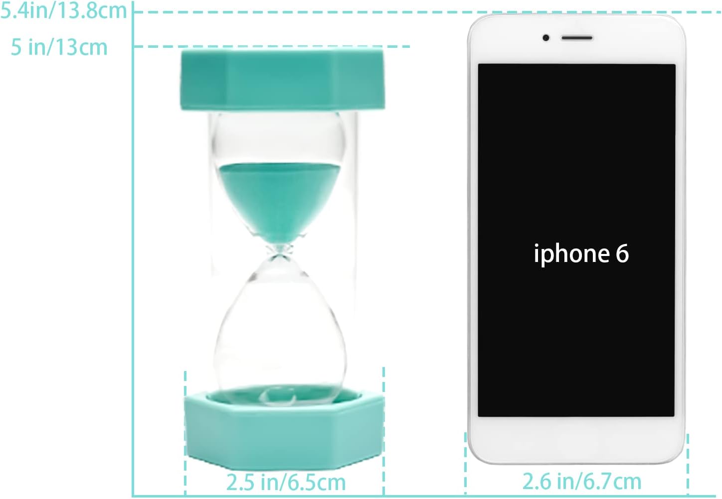 Hourglass Sand Timer, Sand Timer, Hourglass Kids Hourglass Timer Hourglass Set Colorful Sand Clock Kitchen Timer, 20 Minutes…-4