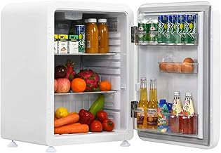 TANGZON Mini Refrigerator, 42L/68L Compact Portable Fridge with Auto Defrost, Reversible Hinged Door, Adjustable Temperature and Glass Shelf, Table Top Cooler for Home, Office & Dorm (68L, White)