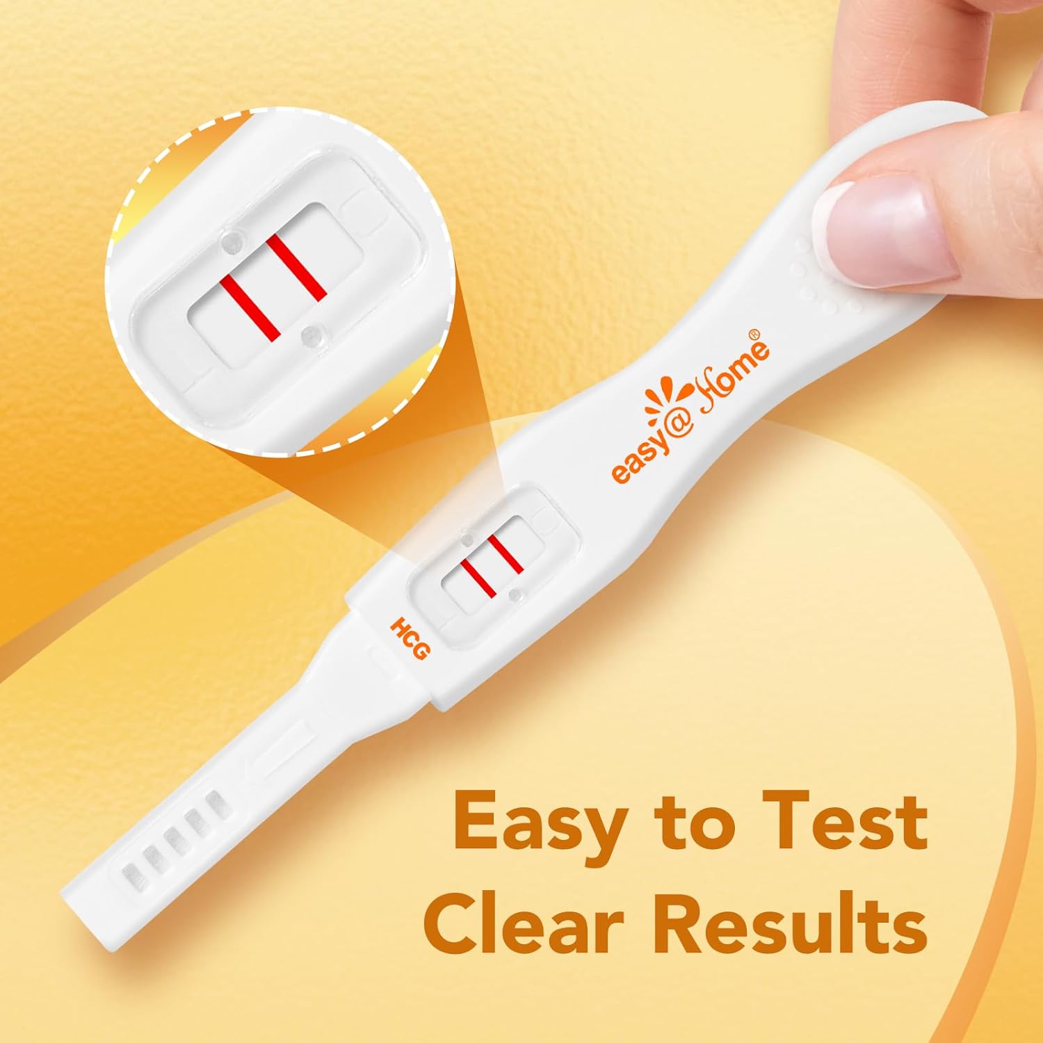 Easy@Home 5 Pregnancy Test Strips for Early Detection, Highly Sensitive 10mIU/ml First Response Early Pregnancy Test HCG Test-2