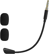 GEEKRIA 3.5mm Detachable Boom Mic Replacement for Gaming Headset, Compatible with Turtle Beach Xbox One Stealth 400 420x 450 500p 520 Recon 50x 50p 50 60p Microphones (0.5ft / 17cm)