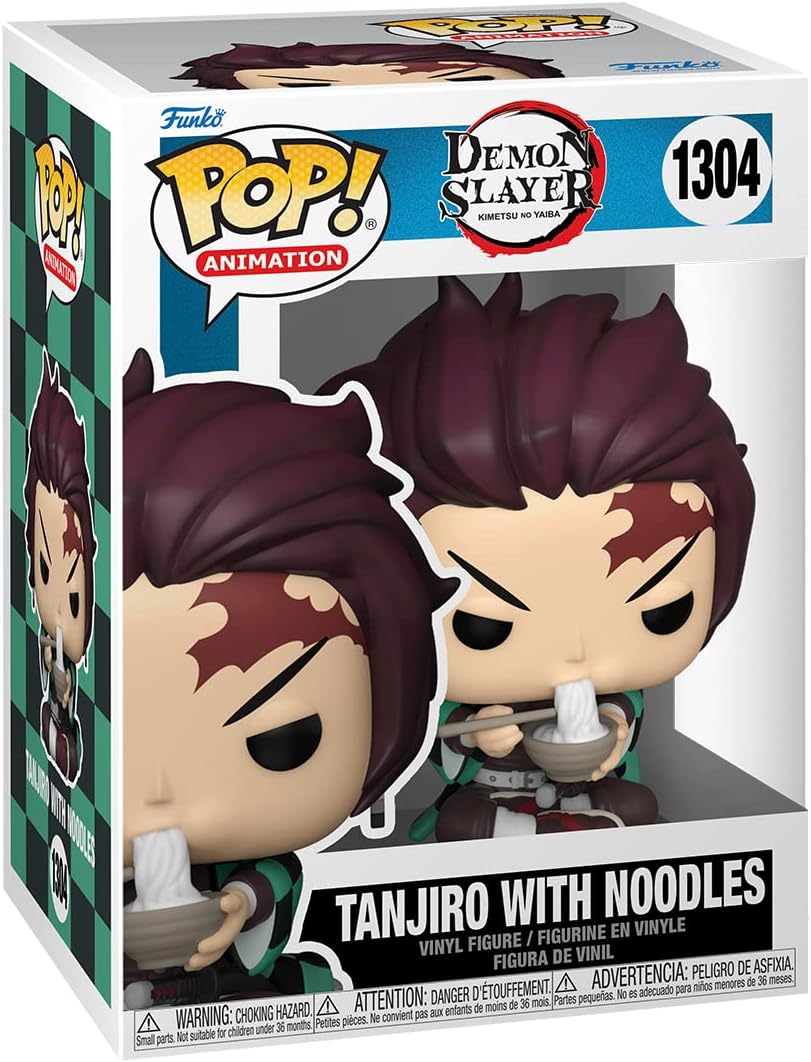 Funko POP! Animation: Demon Slayer - Tanjiro With Noodles - Collectable Vinyl Figure - Gift Idea - Official Merchandise - Toys for Kids & Adults - Anime Fans - Model Figure for Collectors and Display-2