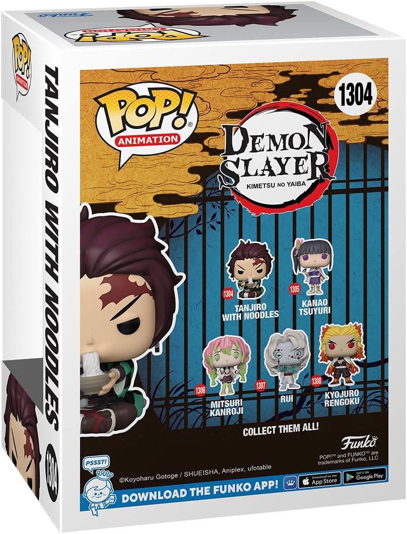 Funko POP! Animation: Demon Slayer - Tanjiro With Noodles - Collectable Vinyl Figure - Gift Idea - Official Merchandise - Toys for Kids & Adults - Anime Fans - Model Figure for Collectors and Display-3