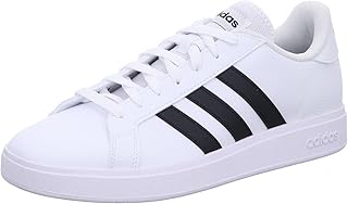 adidas Men's Grand Court Base 2.0 Shoes, Cloud White/Core Black/Cloud White, 9.5 UK