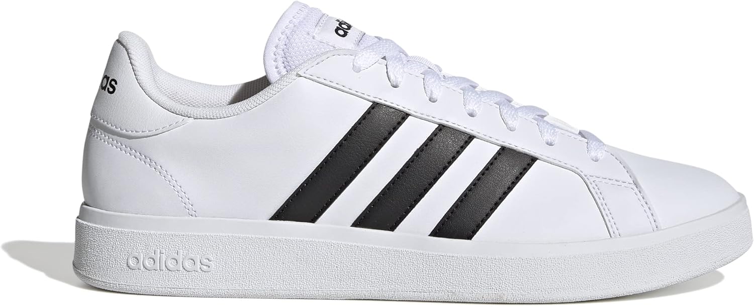 adidas Men's Grand Court Base 2.0 Shoes, Cloud White/Core Black/Cloud White, 9.5 UK-1