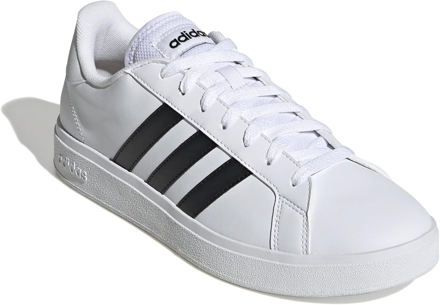 adidas Men's Grand Court Base 2.0 Shoes, Cloud White/Core Black/Cloud White, 9.5 UK-5