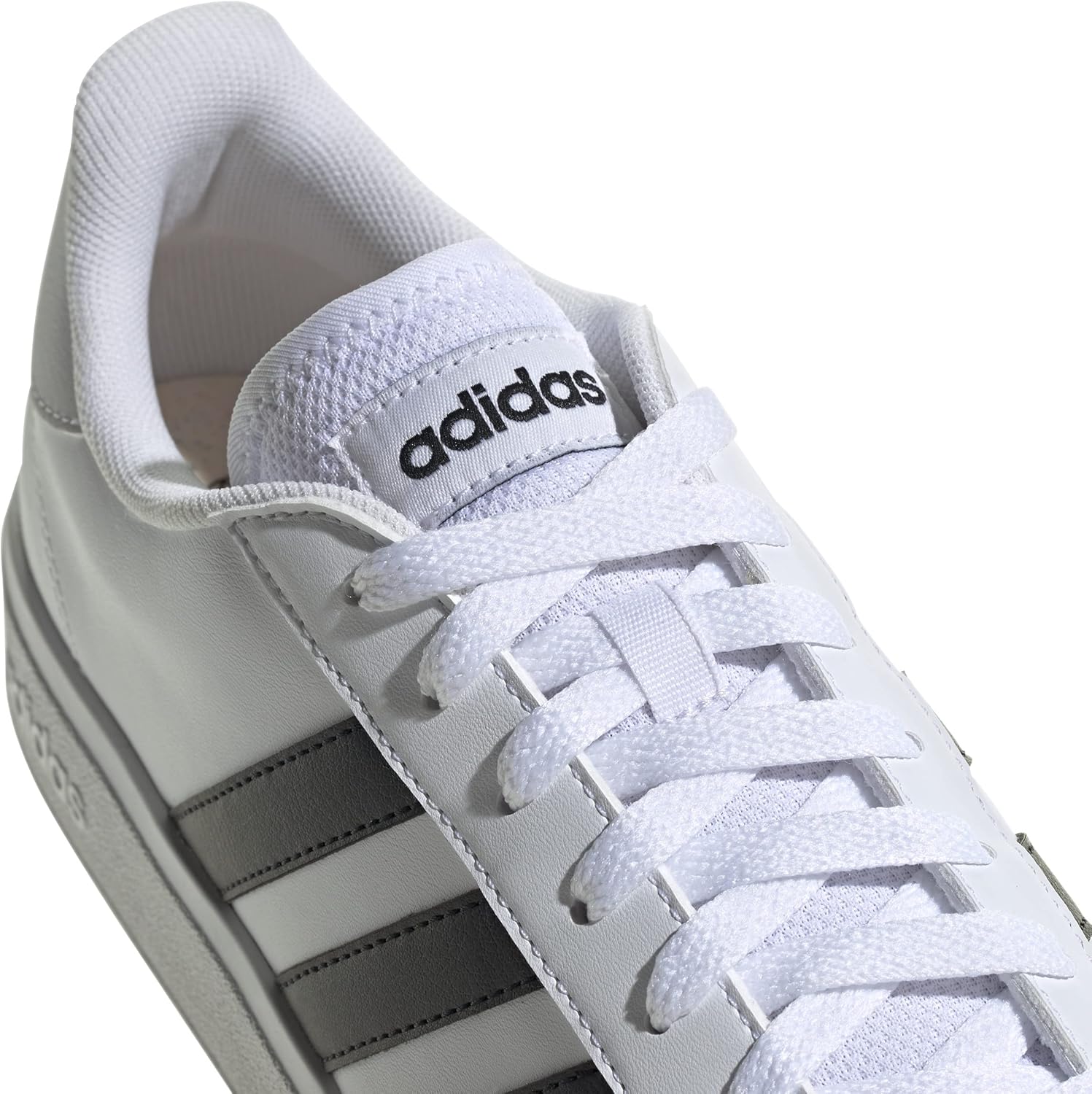 adidas Men's Grand Court Base 2.0 Shoes, Cloud White/Core Black/Cloud White, 9.5 UK-6