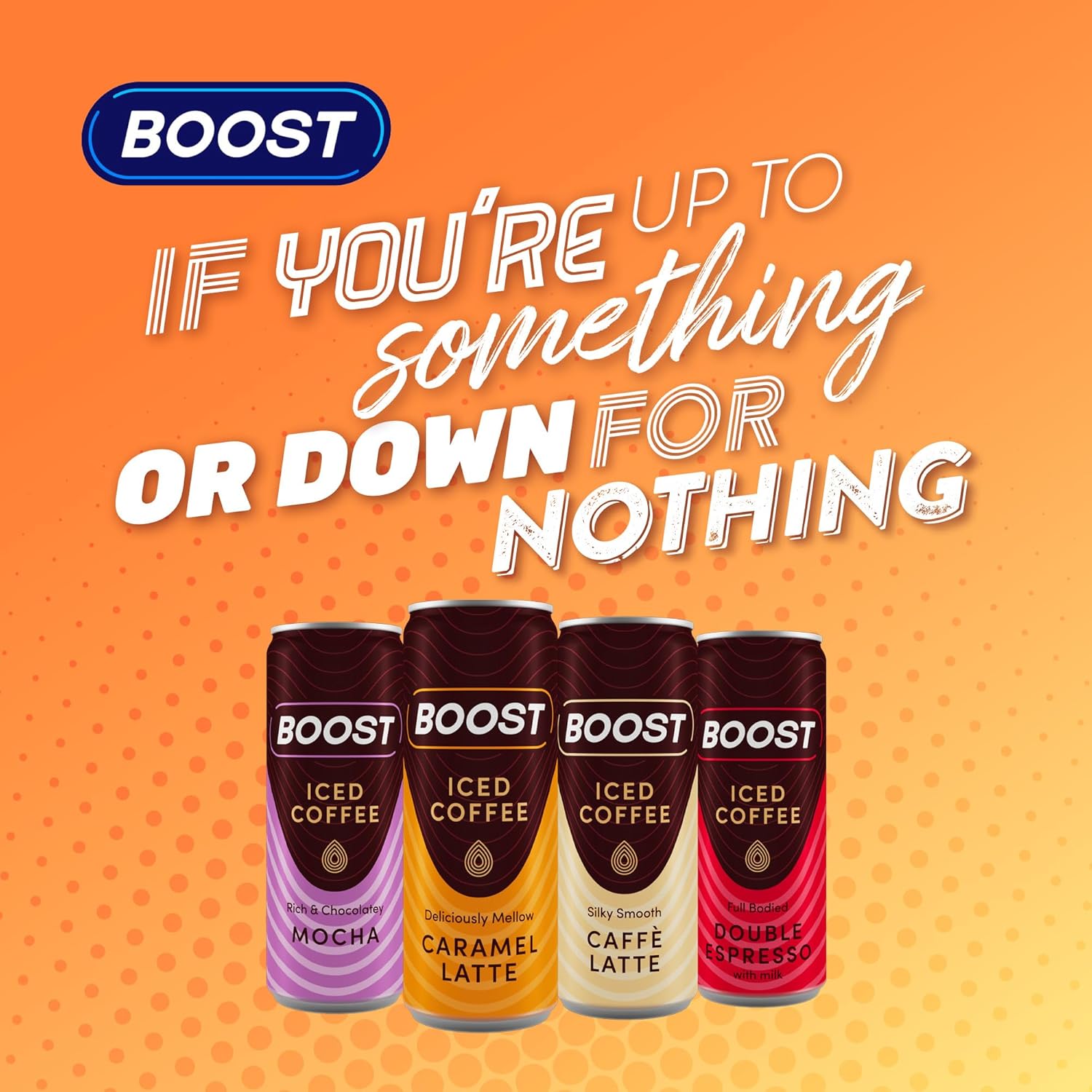 Boost Iced Coffee Caffe Latte, 12 x 250 ml, Ready-To-Drink Cold Brew Coffee Drink, The Perfect Caffeine Boost, A Smooth and Creamy Full-Bodied Blend of 100% Arabica and Robusta Beans with Milk-2