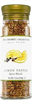 Gourmet Spice Blends - Premium Condiment, Herbs and Spices for Cooking - Seasoning Mix for Meat, Fish, Salad, Bread, Sauce, Snacks - No Fillers or MSG - Lemon & Pepper