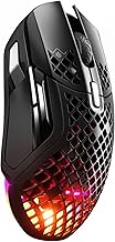 SteelSeries Aerox 5 Wireless - Holey RGB Gaming Mouse - Ultra-lightweight Water Resistant Design - 9 Buttons - Bluetooth/2.4 GHz - 18K DPI TrueMove Air Optical Sensor