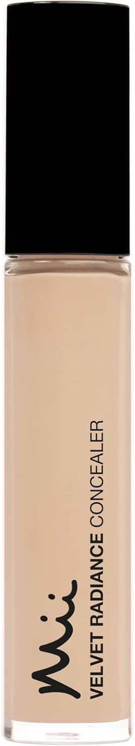 Mii Cosmetics | Velvet Radiance Concealer | Weightless full coverage, Boost Hydration, Buildable and Blendable, Suitable for all Skin Types | Vegan | Confident 01-0