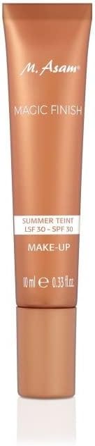 M. Asam Magic Finish Summer Teint Make-Up Mousse (10ml) – 4in1 Primer, Foundation, Concealer & Powder With Buildable Coverage, Hides Redness And Dark Spots, Vegan, For Medium To Deep Skin Tones-0