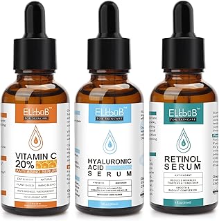 Age Defying Serum 3 Pack with Vitamin C, Retinol and Hyaluronic Acid - Boost Skin Collagen,Hydrate & Plump Skin, Anti Aging & Wrinkle Facial Serum