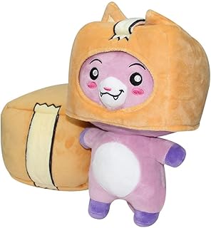 Foxy and Boxy Plush Toys Removable Cute Plushie Doll Soft Stuffed Pillow Gifts for Fans,Cute Plush Toys Gift to Give Boys and Girls,Stuffed Animal Plushie Pillow Toys for Children (Foxy Plush Toy)