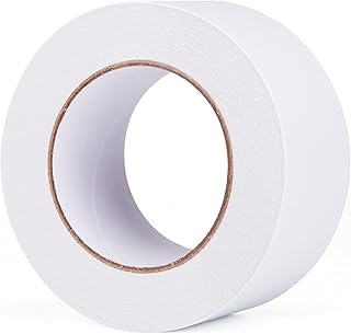 GUOKOFF Double Sided Tape 50.8mm x 1 Roll, 30M Long per Roll, 2 Inch Double Sided Tape, Strong Adhesive Double Sided Sticky Tape, Multipurpose Tape for DIY Crafts Gift Scrapbook Card Photos