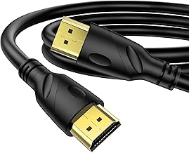 Jorenca 4K HDMI Cable 2m(HDMI 2.0,18Gbps) Ultra High Speed Gold Plated Connectors,Ethernet Audio Return,Video 4K@60Hz FullHD1080p 3D Compatible with HDTV,Blu-Ray,Xbox,Laptop,PS3/4/5/9,PC,ect