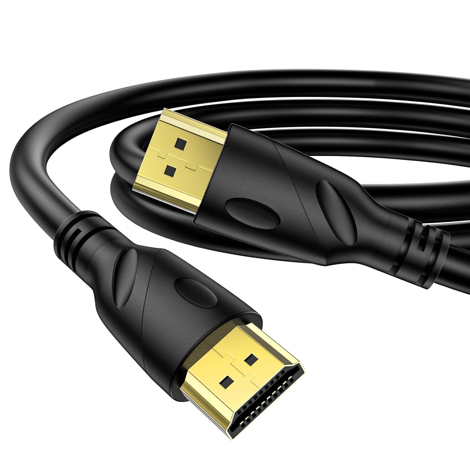 Jorenca 4K HDMI Cable 2m(HDMI 2.0,18Gbps) Ultra High Speed Gold Plated Connectors,Ethernet Audio Return,Video 4K@60Hz FullHD1080p 3D Compatible with HDTV,Blu-Ray,Xbox,Laptop,PS3/4/5/9,PC,ect-0