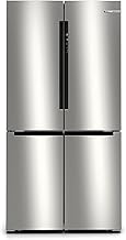 Bosch Home & Kitchen Appliances KFN96APEAG French Door Fridge Freezer with XXL Capacity, NoFrost, HomeConnect, VitaFresh XXL Pro 0C, 183 x 91 cm, Silver, Freestanding, Serie 6