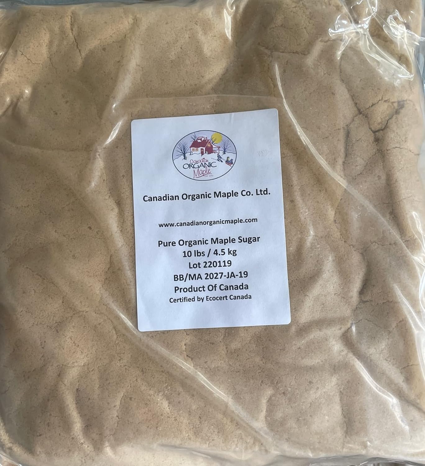 47° North Single Source Canadian Organic Maple Sugar (1x 10lb/ 4.54kg)-0