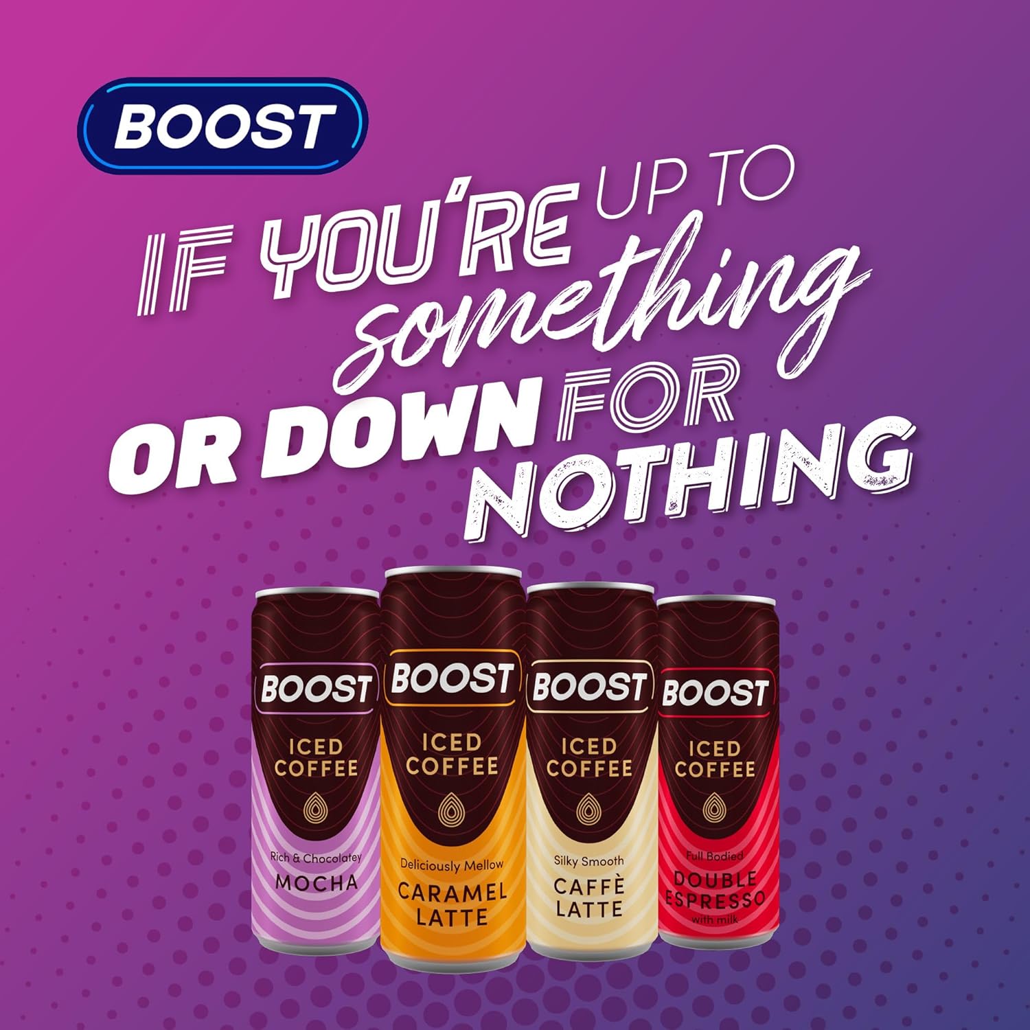 Boost Iced Coffee Mocha, 12 x 250 ml, Ready-To-Drink Cold Brew Coffee Drink, The Perfect Caffeine Boost, A Rich & Chocolately Blend of 100% Arabica and Robusta Beans with Cocoa and Milk-3