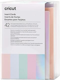 Cricut Insert Cards R10, Create Depth-Filled Birthday Cards, Thank You Cards, Custom Greeting Cards at Home, Compatible with Cricut Joy/Maker/Explore Machines, Princess Sampler (42 ct)