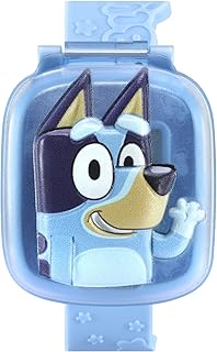 VTech Bluey Wackadoo Bluey Learning Watch, Official Bluey Toy, Toddler Watch with Stopwatch, Timer, Alarm & Games, Educational Gift for Children Ages 3, 4, 5, 6 + Years, English Version,Medium