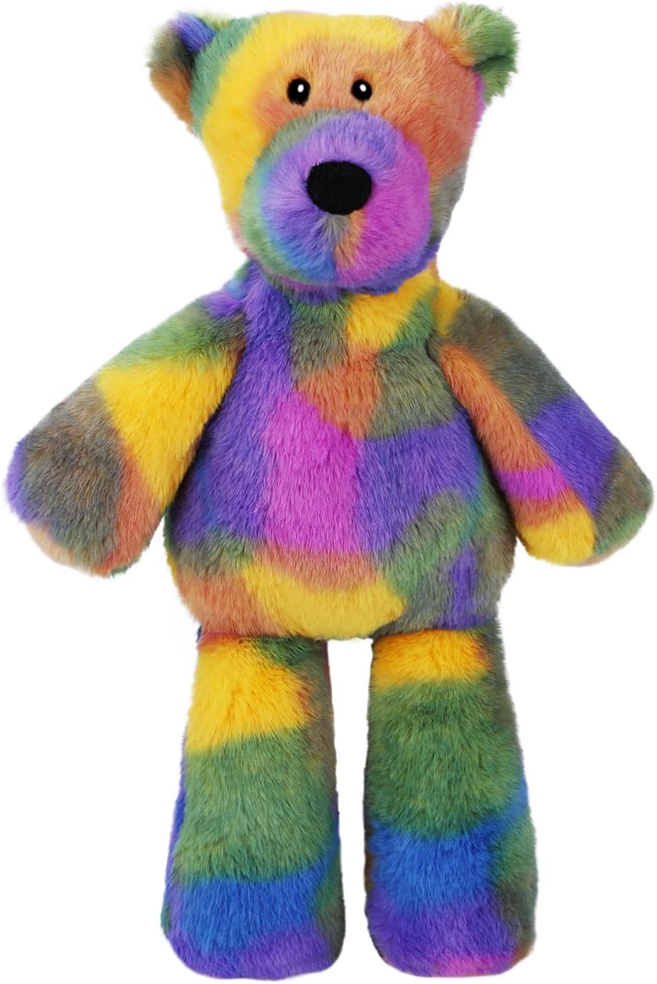 Plush Toy Doll Soft Stuff Animal Kids Children Pillow Gift for Christmas and Valentine (Rainbow Bear)-3