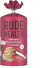 Rude Health 8 x 100g Organic Gluten-Free Buckwheat Crackers, Award-Winning, Healthy & Vegan, 100% Recyclable Packaging