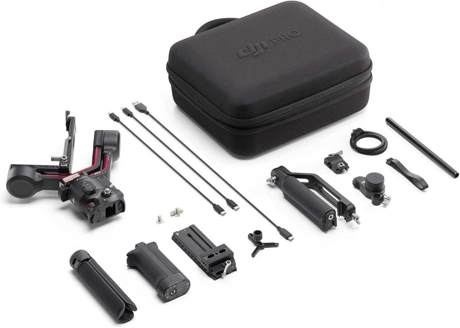 DJI RS 3 Combo - 3-Axis Gimbal Stabilizer for DSLR and Mirrorless Camera, 3 kg (6.6 lbs) Payload, Automated Axis Locks, 1.8" OLED Touchscreen, 3rd-Gen RS Stabilization Algorithm, black-3