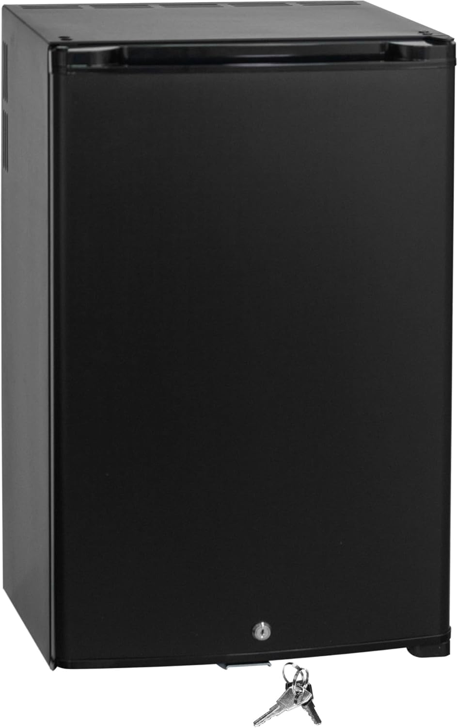 SMETA 12V Fridge 50L, 12V Fridge for Campervan [Upgraded], 2 Way Fridge 12V 240V with Lock for Van, RV, Office, Hotel Reversible Door|Cooling Excellent|Black-0