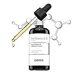 COSRX Pure Vitamin C 23% Serum with Vitamin E & Hyaluronic Acid, Brightening & Hydrating Facial Serum for Fine Lines, Uneven Skin Tone & Dull Skin, Korean Skincare, 0.7oz/20g