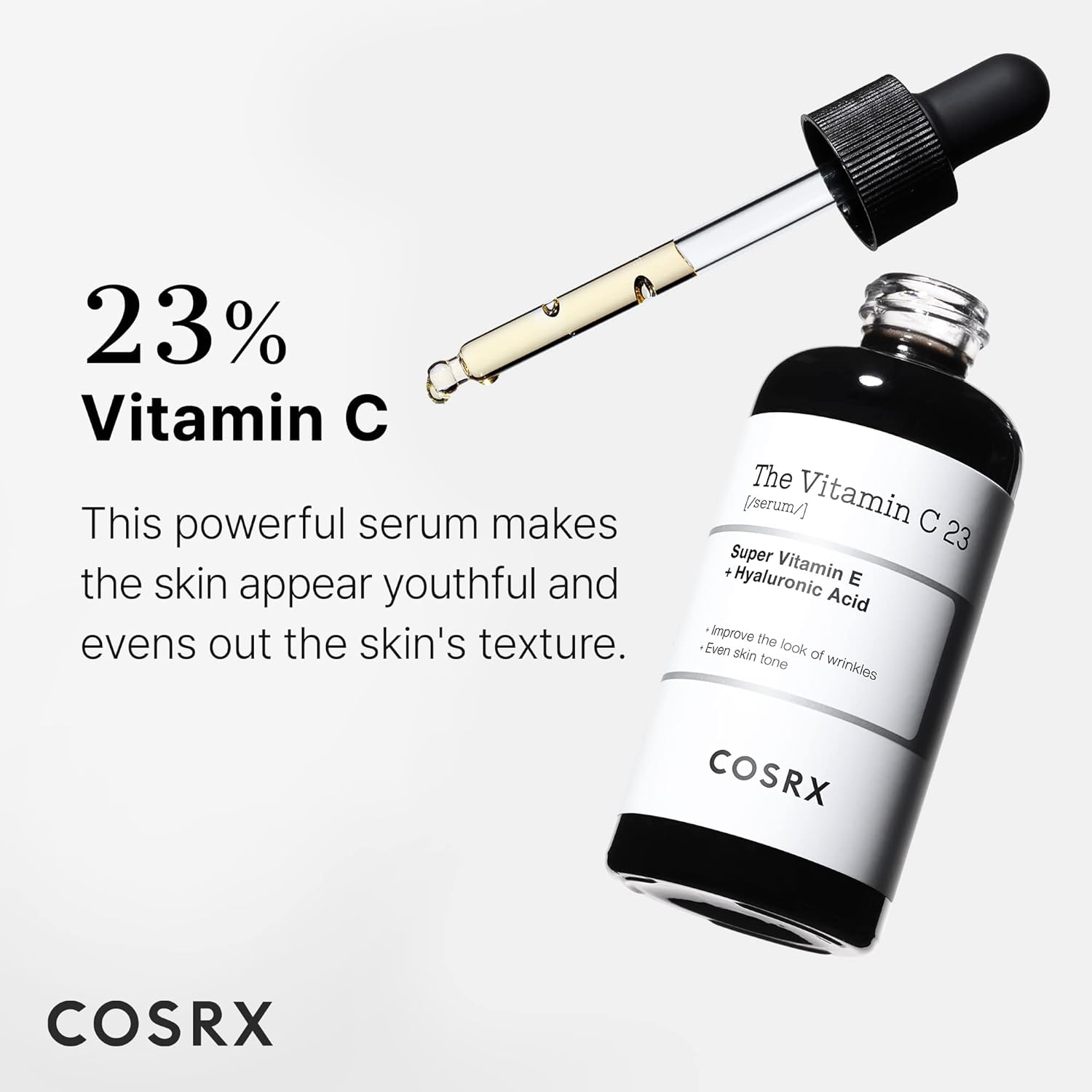 COSRX Pure Vitamin C 23% Serum with Vitamin E & Hyaluronic Acid, Brightening & Hydrating Facial Serum for Fine Lines, Uneven Skin Tone & Dull Skin, Korean Skincare, 0.7oz/20g-3