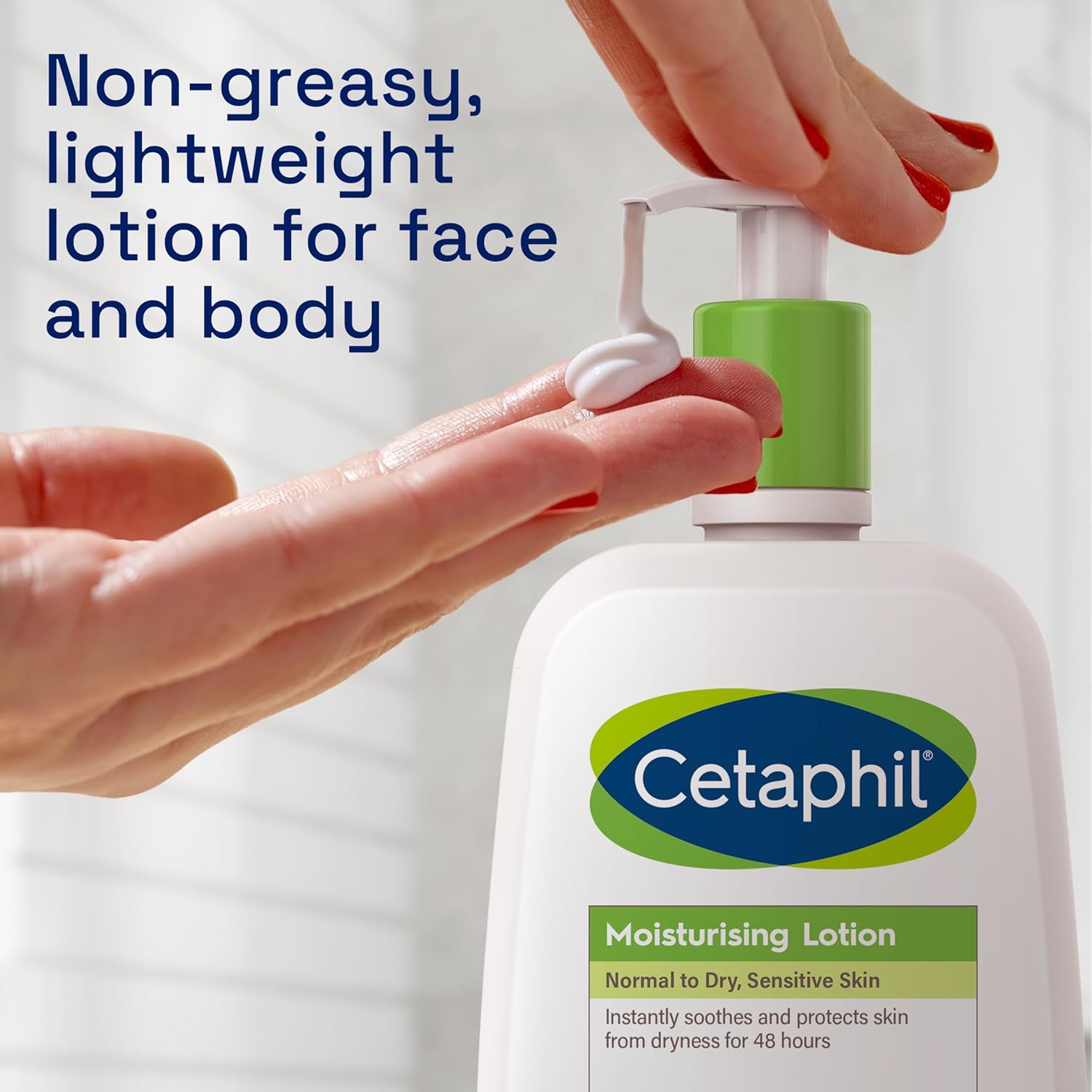 Cetaphil Face & Body Moisturiser, 1L, Moisturising Lotion For Normal To Dry, Sensitive Skin, With Niacinamide & Vitamin E-6