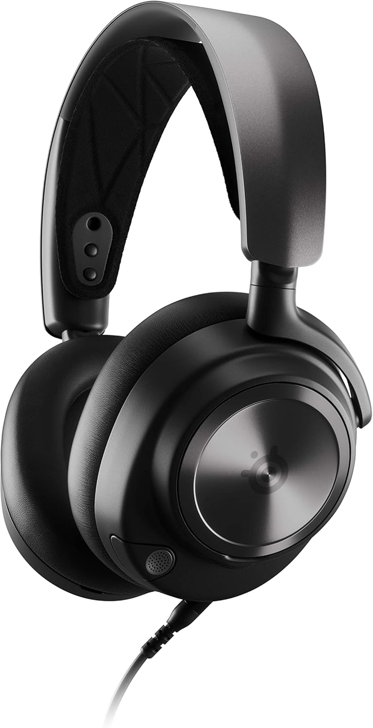 SteelSeries Arctis Nova Pro - Multi-System Gaming Headset - Premium Hi-Fi Drivers- Hi-Res Audio - 360° Spatial Audio- GameDAC Gen 2 - ESS Sabre Quad-DAC - Stealth Retractable Mic - PC, PS5/PS4, Switch-10