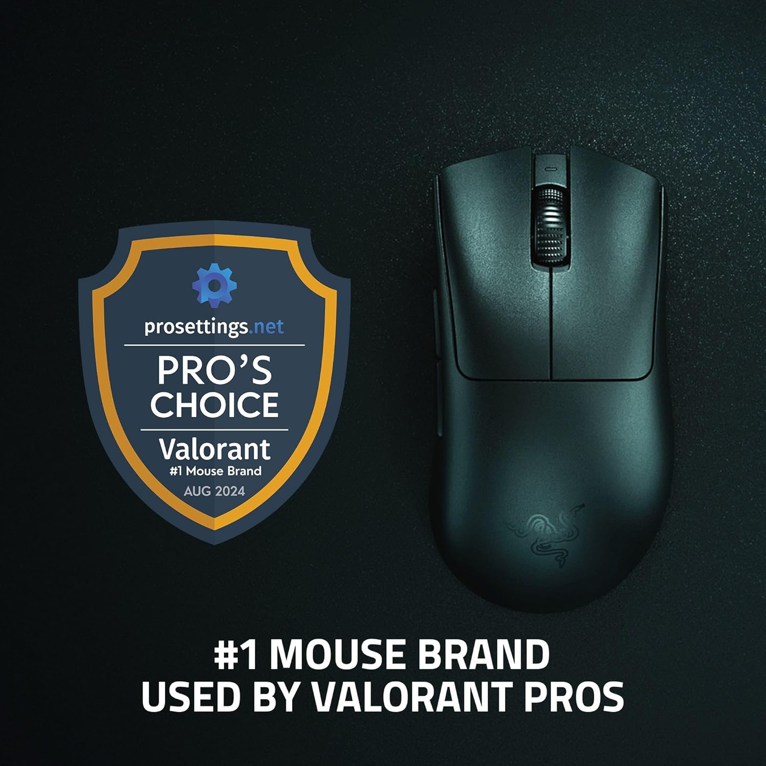 Razer DeathAdder V3 Pro - Lightweight Wireless Ergonomic Esports Mouse (63g Lightweight Design, Focus Pro 30K Optical Sensor, Mouse Switches Gen-3, HyperSpeed Wireless) Black-1