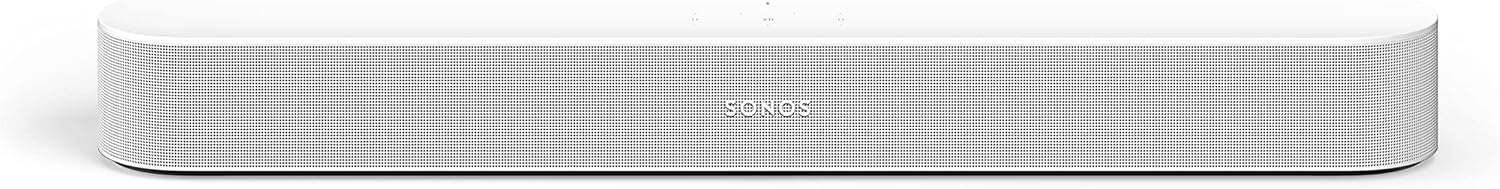 Sonos Beam (Gen 2). The compact smart soundbar for TV, music and more. (White)-1