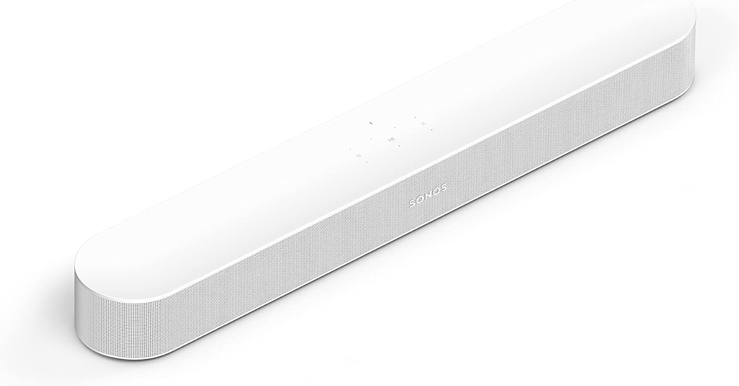 Sonos Beam (Gen 2). The compact smart soundbar for TV, music and more. (White)-3