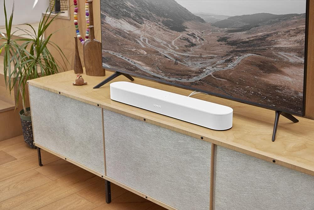 Sonos Beam (Gen 2). The compact smart soundbar for TV, music and more. (White)-5