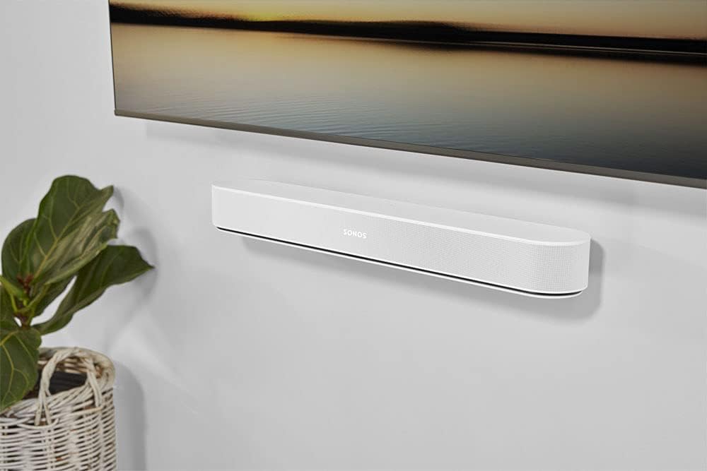 Sonos Beam (Gen 2). The compact smart soundbar for TV, music and more. (White)-6