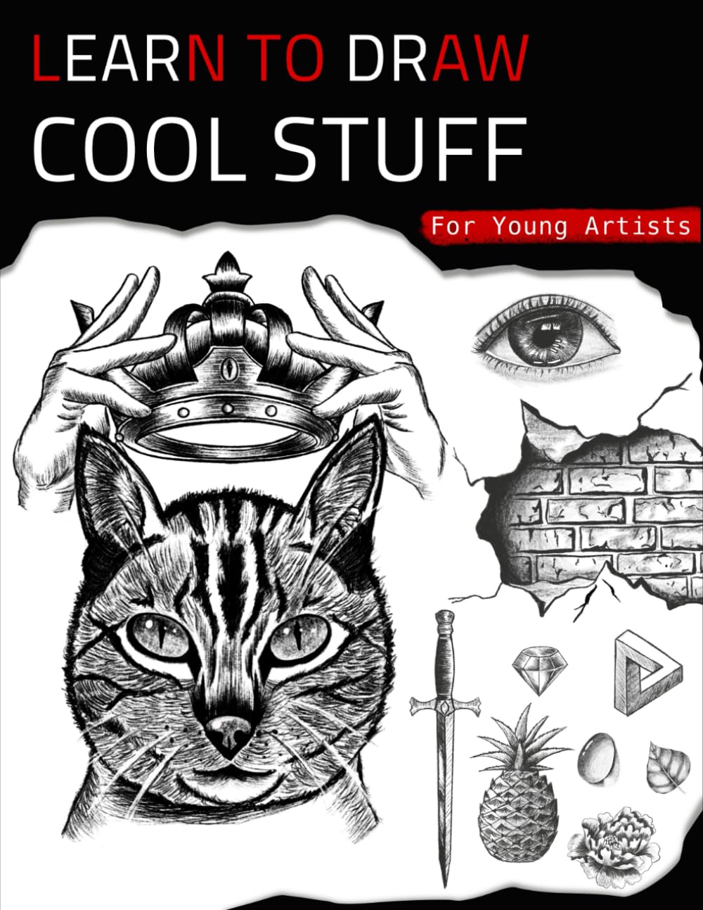 Learn To Draw Cool Stuff For Young Artists: A Drawing Gift With Fun, Easy Step-By-Step Practices & Techniques To Master In Less Than 21 Days-0