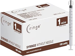 Ciringe 1 ml Lock Syringe - Pack of 100