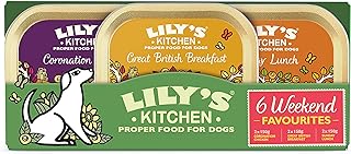 Lily's Kitchen Natural Adult Wet Dog Food Trays Weekend Favourites Mixed Pack 6 x 150g